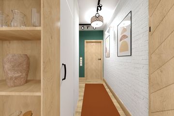 Projekt domu KA210 Sz - parterowy dom o powierzchni 67,71 m², dach dwuspadowy - ujęcie 16