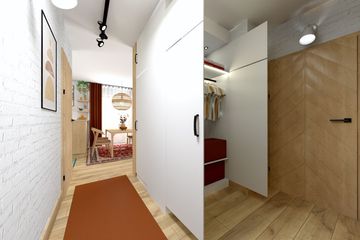 Projekt domu KA210 Sz - parterowy dom o powierzchni 67,71 m², dach dwuspadowy - ujęcie 19