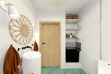 Projekt domu KA210 Sz - parterowy dom o powierzchni 67,71 m², dach dwuspadowy - ujęcie 27