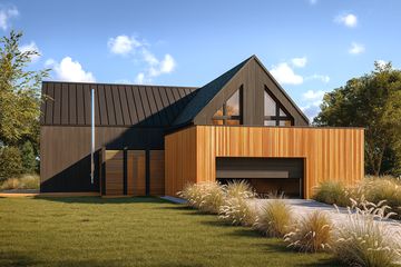  Projekt domu House x33 (WRG1084) - projekt domu parterowego z poddaszem - Zdjęcie 5