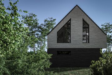  Projekt domu House x35 (WRG1085) - projekt domu parterowego z poddaszem - Zdjęcie 2
