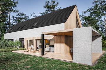  Projekt domu House x35 (WRG1085) - projekt domu parterowego z poddaszem - Zdjęcie 10