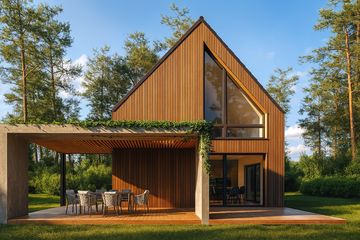  Projekt domu House x35 (WRG1085) - projekt domu parterowego z poddaszem - Zdjęcie 2