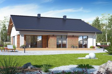  Projekt domu Klara bez garażu [B1] (WRF2315) - projekt domu parterowego - Zdjęcie 2