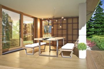  Projekt domu Arnika z wiatą [A1] (WRF2313) - projekt domu parterowego - Zdjęcie 4