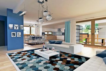  Projekt domu Arnika z wiatą [A1] (WRF2313) - projekt domu parterowego - Zdjęcie 7