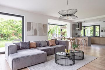 Projekt domu Lungo 4 modern - parterowy z poddaszem dom o powierzchni 110,33 m², dach dwuspadowy - ujęcie 9