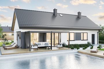  Projekt domu PióroArchitekci – 15 (KZN1003) - projekt domu parterowego - Zdjęcie 3