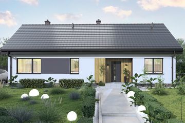  Projekt domu PióroArchitekci – 15 (KZN1003) - projekt domu parterowego - Zdjęcie 4