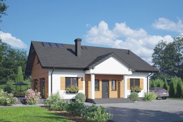  Projekt domu Andrzejowo 1m (KRP2508) - projekt domu parterowego - Zdjęcie 1