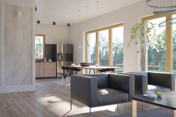  Projekt domu Andrzejówka 22 m (KRP2510) - projekt domu parterowego z poddaszem - Zdjęcie 3