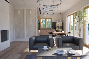  Projekt domu Andrzejówka 22 m (KRP2510) - projekt domu parterowego z poddaszem - Zdjęcie 4