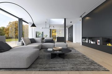  Projekt domu Modern 1 (WAW1148) - projekt domu z pełnym piętrem - Zdjęcie 6