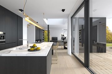  Projekt domu Modern 1 (WAW1148) - projekt domu z pełnym piętrem - Zdjęcie 12