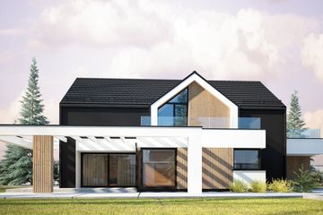  Projekt domu Senimona 10 (KKF1029) - projekt domu parterowego z poddaszem - Zdjęcie 5