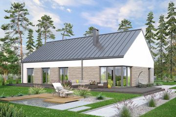 Projekt domu Solido (WOF1154) - projekt domu parterowego - Zdjęcie 3