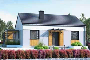  Projekt domu Karmelek bez garażu [B] (WRF2319) - projekt domu parterowego - Zdjęcie 1
