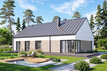  Projekt domu Solido 2 (WOF1155) - projekt domu parterowego - Zdjęcie 1