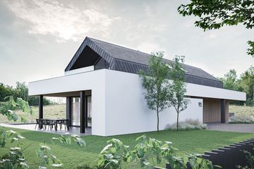  Projekt domu HomeKoncept 91 wariant 01 (KRX1157) - projekt domu parterowego z poddaszem - Zdjęcie 9