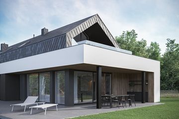  Projekt domu HomeKoncept 91 wariant 01 (KRX1157) - projekt domu parterowego z poddaszem - Zdjęcie 11