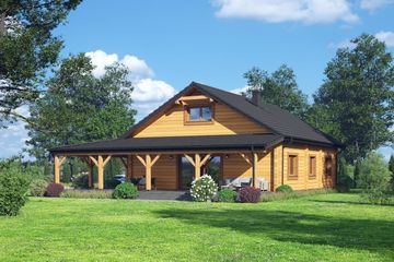  Projekt domu Alamowo 7 dw (KRP2523) - projekt domu parterowego - Zdjęcie 2