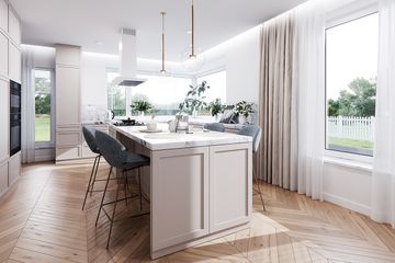  Projekt domu Willa Parkowa 6 modern B (WAH2077) - projekt domu parterowego - Zdjęcie 7