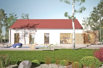  Projekt domu Ślęza bez garażu [B] (WRF2321) - projekt domu parterowego - Zdjęcie 3