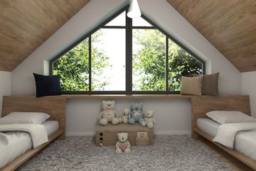  Projekt domu letniskowego KA158 SZ (PKT1198) - projekt domu letniskowego parterowego z poddaszem - Zdjęcie 10