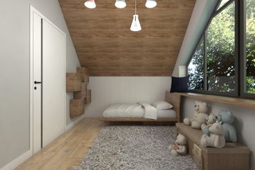  Projekt domu letniskowego KA158 SZ (PKT1198) - projekt domu letniskowego parterowego z poddaszem - Zdjęcie 12