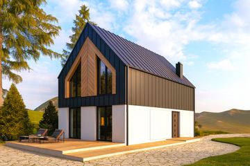  Projekt domu Sej-pro 019 energo (ELW1069) - projekt domu parterowego z poddaszem - Zdjęcie 2