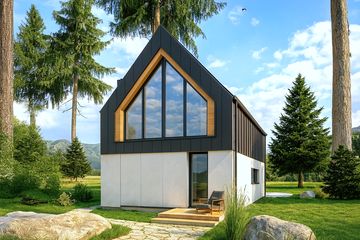  Projekt domu Sej-pro 019 energo (ELW1069) - projekt domu parterowego z poddaszem - Zdjęcie 1