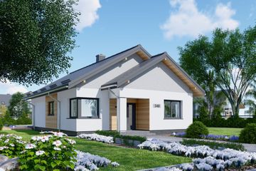  Projekt domu APS 340 (LUA1531) - projekt domu parterowego - Zdjęcie 5