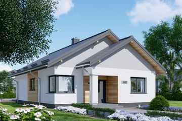  Projekt domu APS 340 (LUA1531) - projekt domu parterowego - Zdjęcie 1