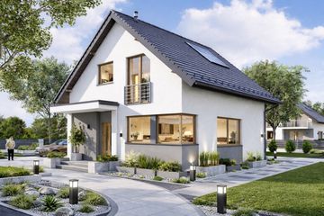  Projekt domu BW-70 wariant 1 (JGC1243) - projekt domu parterowego z poddaszem - Zdjęcie 2