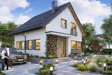  Projekt domu BW-70 wariant 1 (JGC1243) - projekt domu parterowego z poddaszem - Zdjęcie 3