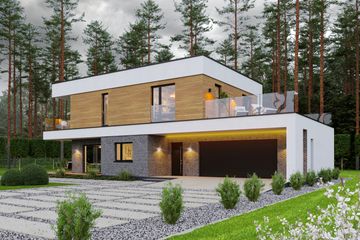  Projekt domu Gustowny D39 wariant III (WWB1101) - projekt domu z pełnym piętrem - Zdjęcie 2