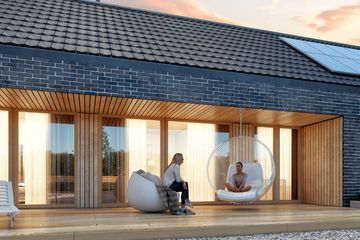  Projekt domu Paproć 2 (BSA2304) - projekt domu parterowego - Zdjęcie 4