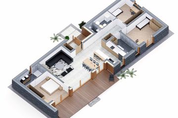  Projekt domu Paproć 2 (BSA2304) - projekt domu parterowego - Zdjęcie 7