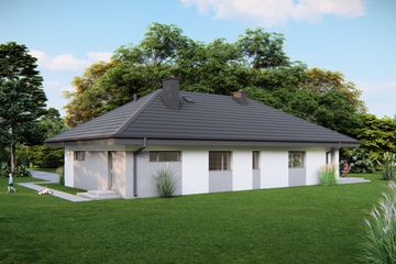  Projekt domu Gwinea (SKA1122) - projekt domu parterowego - Zdjęcie 4