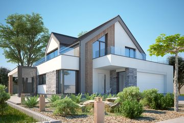  Projekt domu Senimona 6 (KKF1030) - projekt domu parterowego z poddaszem - Zdjęcie 4