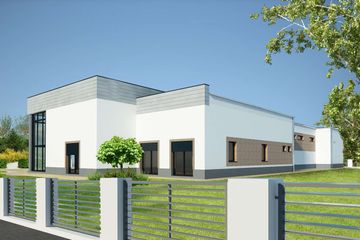  Projekt warsztatu Budynek usługowy Dakar GW02 (WRB1675) - projekt warsztatu parterowego - Zdjęcie 4