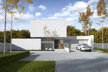  Projekt domu Autorski 1 (WAW1149) - projekt domu z pełnym piętrem - Zdjęcie 2