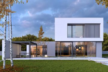  Projekt domu Autorski 1 (WAW1149) - projekt domu z pełnym piętrem - Zdjęcie 1