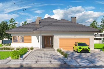  Projekt domu Fabian 2 energo (WOE1171) - projekt domu parterowego - Zdjęcie 1
