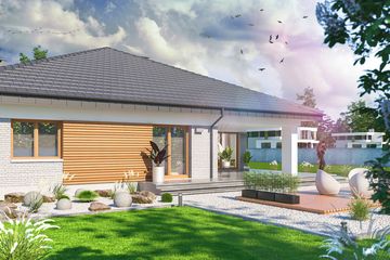  Projekt domu Fabian 2 energo (WOE1171) - projekt domu parterowego - Zdjęcie 4