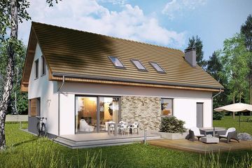  Projekt domu Ekslibris 2 (WRN1515) - projekt domu parterowego z poddaszem - Zdjęcie 2