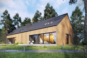  Projekt domu Studio 72 (WRN1518) - projekt domu parterowego z poddaszem - Zdjęcie 1