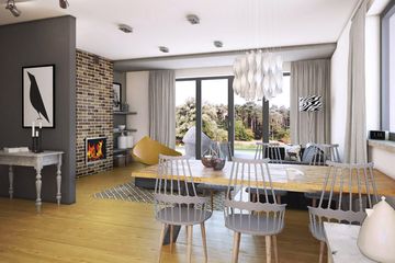  Projekt domu Tetris 3 (WRN1521) - projekt domu parterowego z poddaszem - Zdjęcie 3