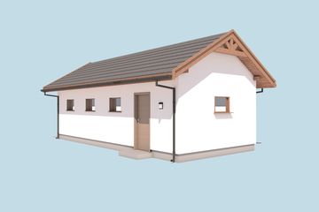  Projekt budynku gospodarczego G340 budynek gospodarczy (SLN2774) - projekt budynku parterowego - Zdjęcie 4