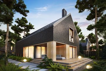  Projekt domu Lifi 2 (BSE1203) - projekt domu parterowego z poddaszem - Zdjęcie 2